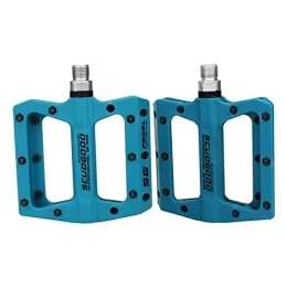 UDERUI Mountain Bike Pedal Bicycle Pedals, Bike Pedals Ultra-light MTB Bicycle Pedals Bike Pedal Mountain Bike Nylon Fiber Road Bike Bearing Pedals Bicycle Bike Parts Cycling Accessor (Color : Blue)