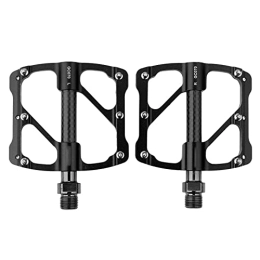 FMOPQ Spares Bicycle Pedals Carbon Fiber Set Ultra-Light Triple Seal Bearing SPD Cleat Clip for Mountain Road Bike Accessories