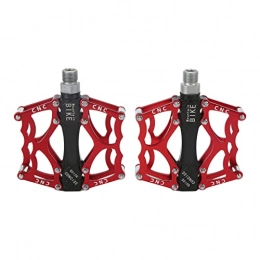 Shanrya Mountain Bike Pedal Bicycle Platform Pedals, 1 Pair Bicycle Pedals Non Slip High Strength Durable High Speed Bearing for Road Mountain Bike
