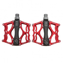 Shanrya Mountain Bike Pedal Bicycle Platform Pedals, Bicycle Pedals Aluminum Alloy 1 Pair Non Slip Durable Lightweight High Strength for Road Mountain Bike