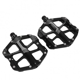 Demeras Spares Bicycle Sealed Bearing Pedals, Universal Thread Loose Prevention Waterproof Dustproof Aluminum Alloy Pedals for Mountain Bike