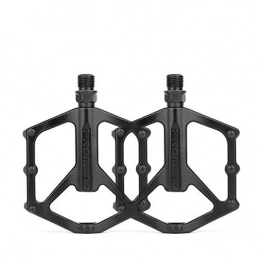 Bike Bicycle Pedal Universal Bicycle Pedal Aluminum Alloy Lightweight Mountain Bike Pedal for Mountain Bike Road Bike (Black 1 Pair)