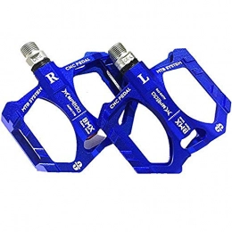 yyqx closed truck Spares Bike Pedal CNC for BikingAluminum alloy mountain bike pedal bicycle pedal Peeling non-slip pedal chrome molybdenum steel bearing cycling bicycle accessories gold