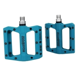 RaamKa Spares Bike Pedals Bicycle Pedals Nylon Fiber Ultra-light Mountain Bike Pedal 4 Colors Big Foot Road Bike Bearing Pedals Cycling Parts Mtb Pedals (Color : Blue)