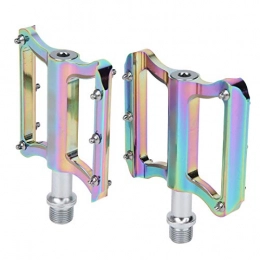 01 02 015 Spares Bike Pedals, Colorful Mountain Bike Pedals, Professional for Cyclist Mountain Bike
