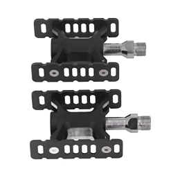 KAKAKE Spares Bike Pedals, Lightweight Labor Saving Replacement Bicycle Pedals Rust Proof for Mountain Bikes(Black)