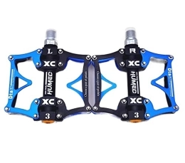 ComfYx Mountain Bike Pedal Bike Pedals Mountain Bike Bicycle Pedals Cycling Ultralight Aluminium Alloy 3 Bearings MTB Pedals Bike Pedals Flat Mountain Bike Pedals (Color : Blue)