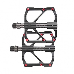 Samine Mountain Bike Pedal Bike Pedals Mountain Pedal Aluminum Alloy Wide Platform 12 Skid Carbon