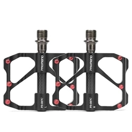 KUENG Spares Bike Pedals Road Bike Pedals And Cleats Mtb Pedals Mountain Bike Pedals Road Bike Pedals For Mountain Bike Bicycle Mens Mountain Bike Cycling Hybrid Bike 87c black, free size