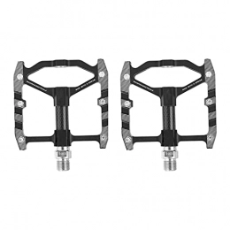 BaoYPP Spares Bike Pedals Sealed Bearing Aluminum Alloy MTB Bicycle Pedals 11.5x10x2.1cm Easy to Install (Color : Black, Size : 11.5x10x2.1cm)