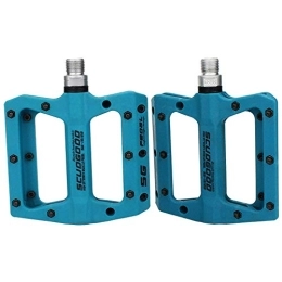 RaamKa Spares Bike Pedals Ultra-light MTB Bicycle Pedals Bike Pedal Mountain Bike Nylon Fiber Road Bike Bearing Pedals Bicycle Bike Parts Cycling Accessor Mtb Pedals (Color : Blue)