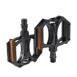 DEDONG Spares Bike Pedals Ultralight Aluminum Alloy Pedals Mountain Road Bike Double DU Bearing Bicycle Pedal bike parts Platform Pedal (Color : 1pair C25 black)