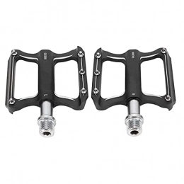 BOLORAMO Spares BOLORAMO Bike Flat Pedals, DU Bearing Pedals WITH 10 Anti‑skid Nails Mountain Bike Pedals Aluminum for Mountain Bikes and Road Bikes.