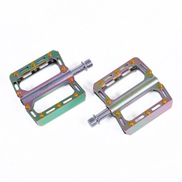 Boseno Spares Boseno Mountain Bike Pedals, Bicycle Platform Pedals for BMX MTB 9 / 16" Cycling Sealed 3 Bearing Pedal