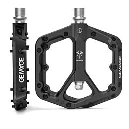 certainoly Bike Pedal - Non-Slip Mountain Bike Pedals | Flat Pedals Mountain Bike Pedals for E-Bikes Urban Bikes Road Bikes, Bike Parts Cycling Pedals Replacement