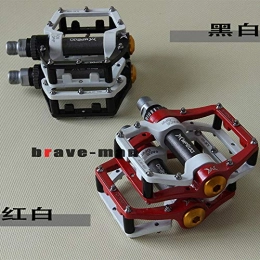 cewin Spares cewin Aluminum Alloy Pedal Dead Fei Mountain Bicycle Bearing Pedal Bearing Pedal @White And Black_930