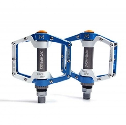 cewin Spares cewin Aluminum Alloy Pedal Mountain Bicycle Bearing Pedal Bearing Pedal @White Blue