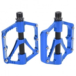 Chanme Spares Chanme Mountain Bike Bearing Pedal, Bike 3 Bearing Pedal 14mm Threaded Port Bearing Sealing for Mountain Bikes(blue)