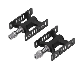 CHICIRIS Mountain Bike Pedal CHICIRIS Non-slip Stainless Steel Pedals, Extendable Mountain Bike Pedals (Black)