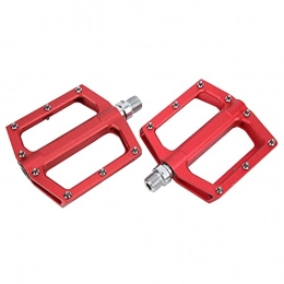 CjnJX-Vases Spares CjnJX-Vases 2pcs Mountain Bike Pedals Non‑Slip Aluminum Alloy Lightweight Bicycle Platform Flat Pedals Sealed Bearing Pedals (black)