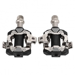 Shanrya Mountain Bike Pedal Clipless Pedals, Adjustable Tension System 515mm² Double Sided Available Mountain Bike Pedals Good Mechanical Support for for SPD MTB Pedal System