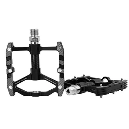 COSCANA Spares COSCANA Bike Pedals Mountain Bike Pedals MTB Pedals Bicycle Flat Pedal, 3 Sealed Bearings Pedals Carbon Fiber 9 / 16