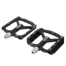 DAUERHAFT Mountain Bike Pedal DAUERHAFT Bicycle Bearing Foot Rest Stable Bicycle Pedal, for Mountain Bike Bicycle(black)