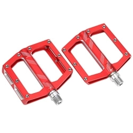 Demeras Spares Demeras Bike Pedals Mountain Cycling Bicycle Pedals Anti-slip Bicycle Pedals Aluminum Alloy Bicycle Pedals(Red)