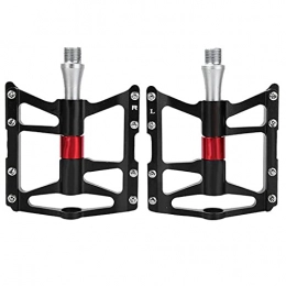 Demeras Spares Demeras durable exquisite workmanship Lightweight Bicycle Replacement Parts Aluminum Alloy Mountain Road Bike Pedals for Home Entertainment(black)