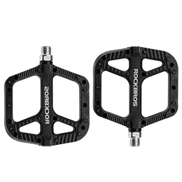 Desert camel Spares Desert camel Bicycle Pedal, Pelin Mountain Bike Nylon Bearing Non-Slip Labor-Saving Pedal, Suitable for Mountain Bike Road Bike Riding, Black, A