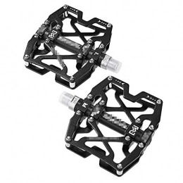 DHTOMC Spares DHTOMC Mountain Bike Pedals 1 Pair Bike Pedals Aluminum Alloy Cycling Bicycle Platform Anti-slip Bicycle Pedal Anti-skid Surface