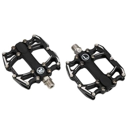 Dilwe Spares Dilwe Aluminium Alloy Bicycle Pedals, Anti‑Slip Mountain Bike Cycling Platform Flat Pedals Fiber Bicycle Pedals