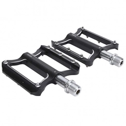 Dilwe Spares Dilwe Bicycle Pedal, Aluminum Alloy Bike Foot Rest Bearing Pedals Anti-Slip for Folding Bicycle Mountain Bike