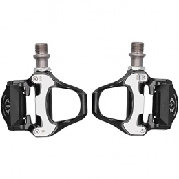 Dilwe Mountain Bike Pedal Dilwe Bicycle Pedals, 1 Pair Metal Road Bike Self-locking Pedal Nonslip Road Pedals Bike Parts