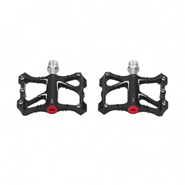 Dilwe Spares Dilwe Bicycle Pedals, 1 Pair Mountain Bike Pedal Non‑Slip Bicycle Platform Flat Pedals for Road Bike