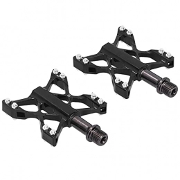 Dilwe Spares Dilwe Bicycle Pedals, Premium Metal Mountain Bike Pedal Butterfly Shape Nonslip Bike Platform Flat Pedal