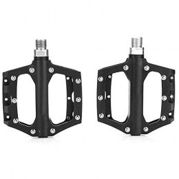 Dilwe Spares Dilwe Mountain Bike Pedals, 1 Pair Anti-slip Lightweight Sealed Bearing Bicycle Flat Pedals for BMX MTB Cycling