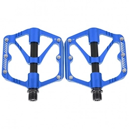 Dilwe Spares Dilwe Universal Bicycle Pedal, Bike 3 Bearing Aluminum Alloy Widen Pedal S Cleat Mountain Bicycle Bearing Pedal(blue)