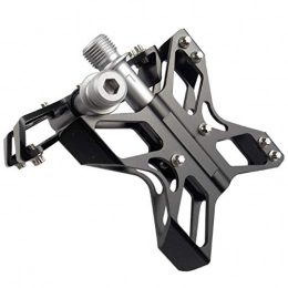 DSAEFG Spares DSAEFG Non-slip Mountain Bike Pedal Road Bike Aluminum Alloy Steel Plate Free Sliding Pad