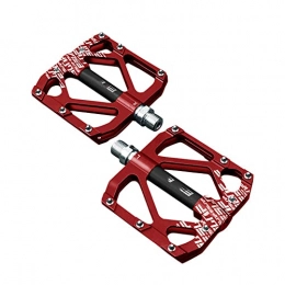 DSFHKUYB Spares DSFHKUYB Bicycle Pedals, Mountain Bike Road Bike Pedals, DU Spindle MTB Pedals with Ultralight Aluminium Alloy Platform And Sealed Bearings, Red