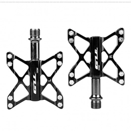 DSFHKUYB Spares DSFHKUYB Bicycle Pedals, Super Bearing Mountain Bike Pedals, Aluminum Alloy Bike Pedals Accessories, Anti-Skid And Stable MTB Pedals for Folding Bike, Black