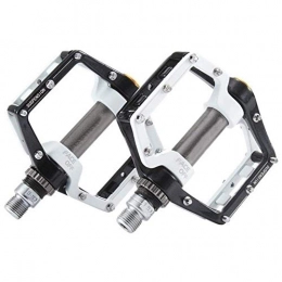 Aquila Spares Durable Bike Pedals Ultra Light Sealed Bearing Bicycle Pedals 9 / 16" Aluminum Alloy Road Mountain Bike Cycling Pedals ( Color : Black )