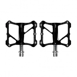 DWSLY Spares DWSLY Bicycle mountain bike pedal Non-slip Alloy Road Bike Pedals Ultralight MTB Bicycle Pedal Bike Accessories Suitable for mountain bikes, folding bikes (Color : Nero)