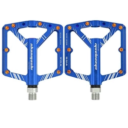 Emoshayoga Spares Emoshayoga BIKEIN Bicycle Accessories durable BIKEIN 9 / 16 Ultralight Aluminium Alloy Mountain Road Bike Pedal for School Sports for Home Entertainment(blue)