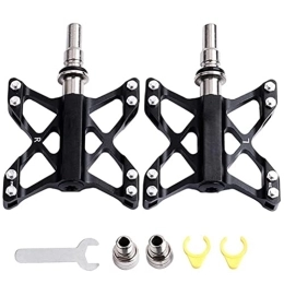 Enkomy Spares Enkomy Mountain Bike Pedals, Aluminum Alloy Quick Release Bicycle Pedals, Non-slip Wide Pedals Ultralight Bicycle Pedals For E-bike, Mountain Bike