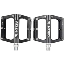 FDSJKD Spares FDSJKD Bicycle Pedals Colorful Bearing Bike Pedals Ultralight Mountain Bike Pedals for MTB Road Bike Folding Bike (Color : Black)