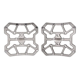 FIVENUM Spares FIVENUM 1 Pair Aluminum Alloy Bicycle Clipless Pedal Platform Adapters For Bike Pedals MTB Mountain Road Bike Accessories (Color : Silver)