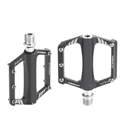 JEMETA Spares Foot Mountain Road Bike Bearing Pedal Folding Bicycle Aluminum Alloy Small Pedal Universal Riding replace (Color : Black)