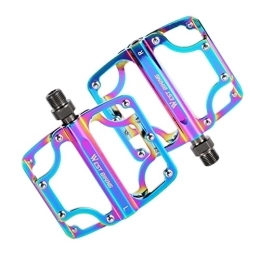 Garneck Spares Garneck 1 Pair Bicycle Pedal Kids Bike Bicycle Platform Pedals Cycling Pedal Aluminum Alloy Mountain Bike Accessories Child