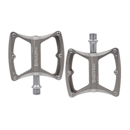 Garneck Mountain Bike Pedal Garneck Mountain Bike Pedal Aluminium Strong Non Slip Bicycle Platform Flat Pedals for Road Mountain BMX MTB Bike (Silver)